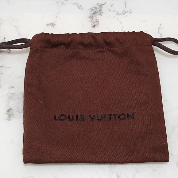 Louis Vuitton Brown Dust Bag Vintage Authentic Louis Vuitton Medium Fold Over Dust Bag  main image 2